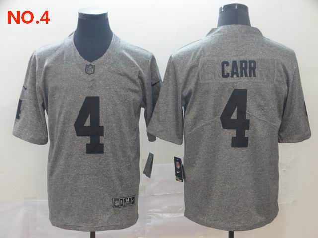 Men's Las Vegas Raiders 4 Derek Carr Jesey NO.4;